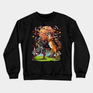 Japanese Tiger Samurai Warrior Crewneck Sweatshirt